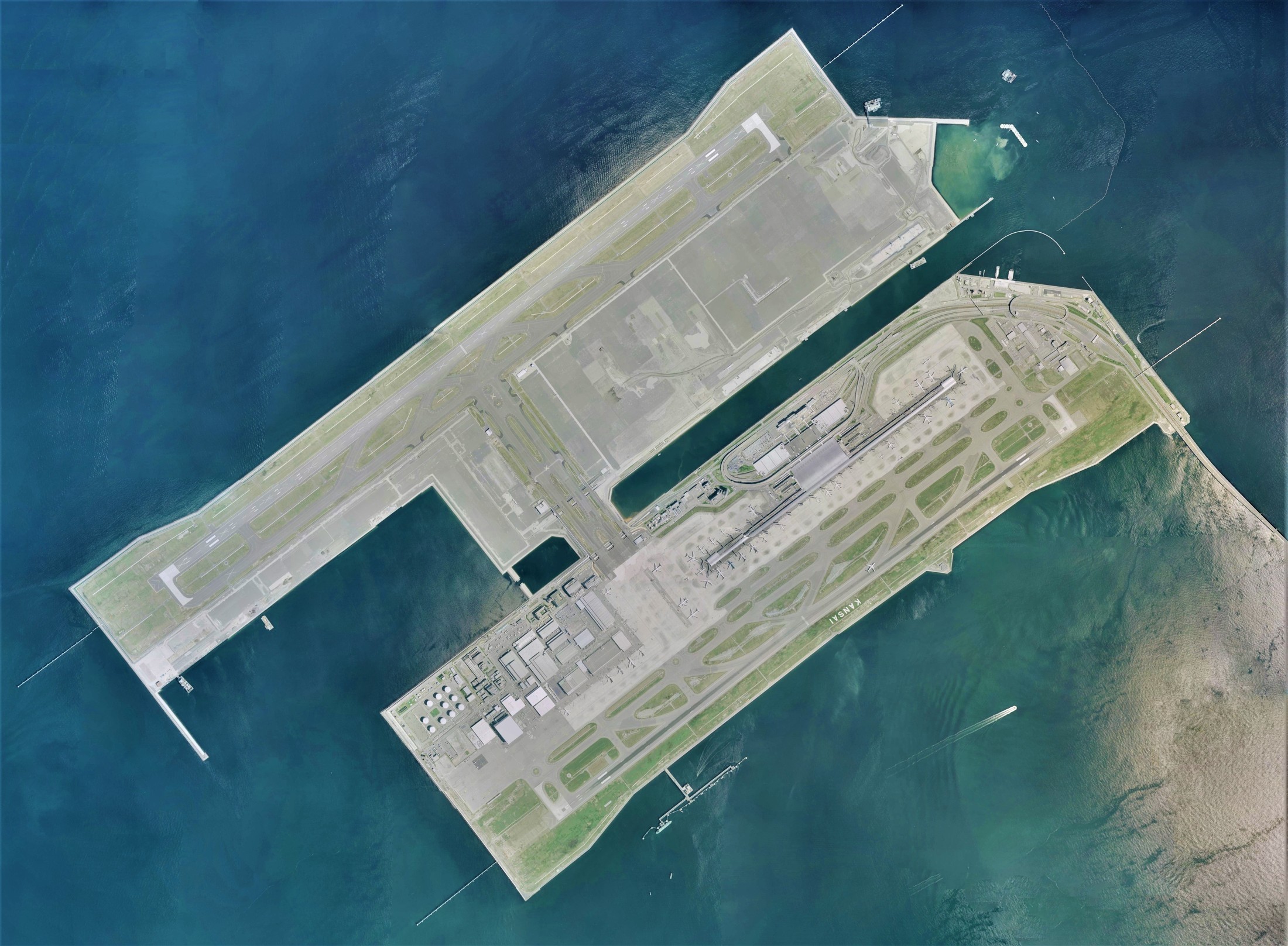 関西国際空港の空中写真