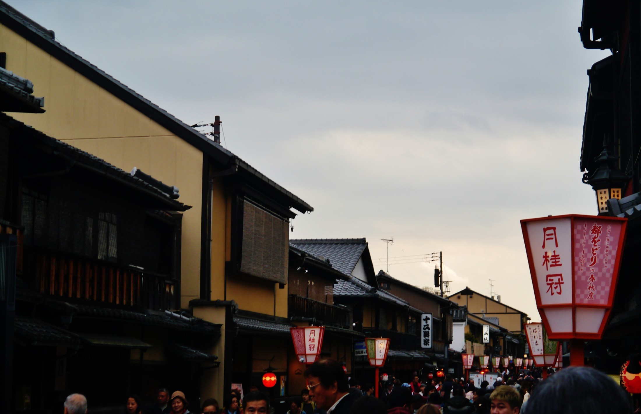 京都・祇園の街並み